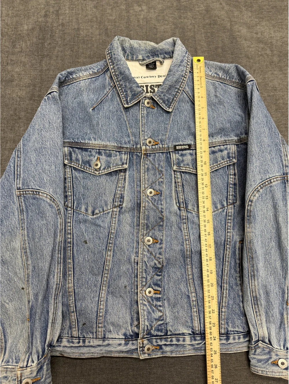 Vintage Resistol Light Blue Denim Jacket - Picture 2 of 9